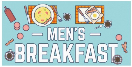 Men's breakfast graphic