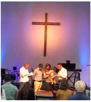 Woods child dedication